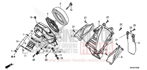 AIR CLEANER CRF450RXK de 2019